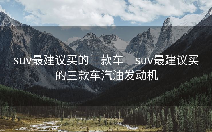 suv最建议买的三款车|suv最建议买的三款车汽油发动机