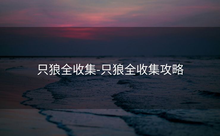 只狼全收集-只狼全收集攻略